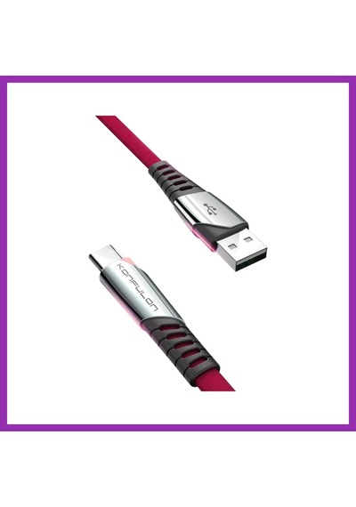 Bezos Konfulon Dc18 Type-c Kablo 1m 5a - Kırmızı Bty