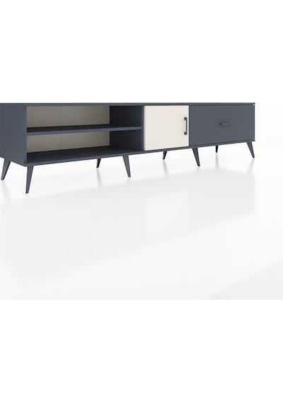 Hyperion Tv Ünitesi 2 Raflı Tek Çekmeceli Tek Kapaklı 220x44x51 Antrasit-aytaşı/antrasit Aytası/antrasıt - Antrasıt Hyperion Tv Ünitesi 2 Raflı Tek Çekmeceli Tek Kapaklı 220x44x51 Antrasit-aytaşı/antrasit Aytası/antrasıt - Antrasıt