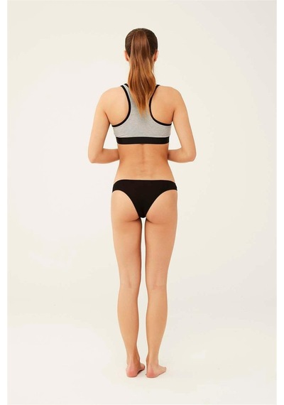 U.S. Polo Assn. U.s Polo Assn. 67007 Kadın 5'li Modal Brazilian Slip Külot-siyah&ten&beyaz&ten&beyaz mix color