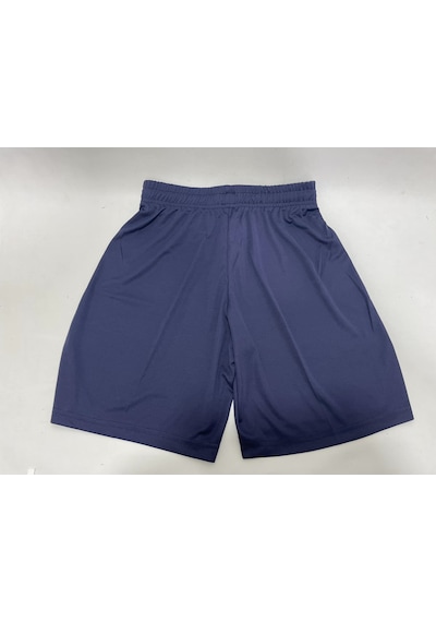Baskılı Unisex Lacivert Polyester Şort L Beden Mavi
