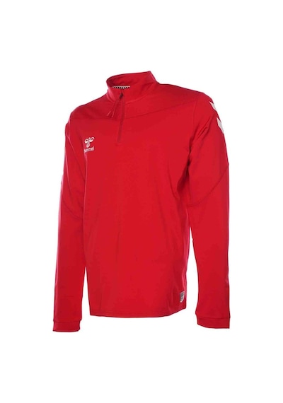 Hummel Oregon Half Zip Erkek Kırmızı Yuvarlak Yaka Sweatshirt Kırmızı
