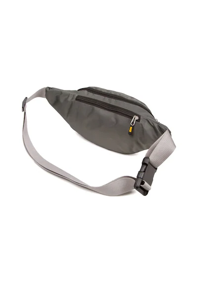 Newish Polo Newısh Polo Accessorıes Unisex Gri Suya Dayanıklı Imperteks Kumaş Usb Ve Kulaklık Çıkışlı Bel Ve Omuz Çantası Gri - Erkek Bel Çantası