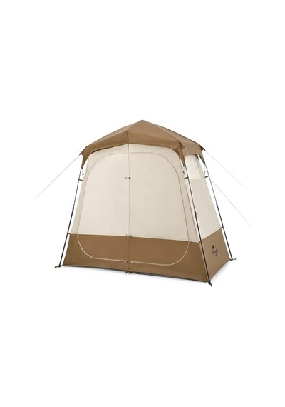 Naturehike Wc & Duş & Giyinme Çadırı Otomatik Kurulum - İki Odalı Brown