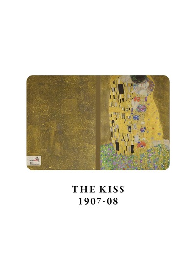 Gustav Klimt 4'lü Defter Seti 1, Gold Series, Çizgisiz, 64 Sayfa, 14x21 Cm, Standart