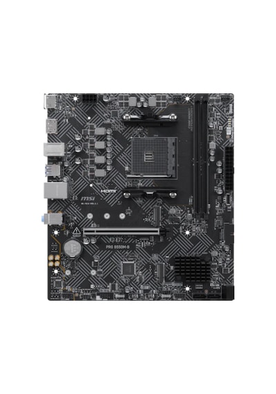 Msı Pro B550m-b Am4 Ddr4 4600oc Hdmı Dp 2x M.2 Usb 5gbps Matx