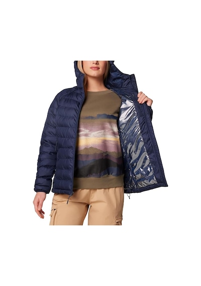 Helly Hansen Columbia Powder Lite Iı Hooded Kadın Mont Lacivert