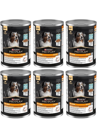 Pro Plan Balıklı Yetişkin Köpek Konservesi 400 Gr 6 Adet