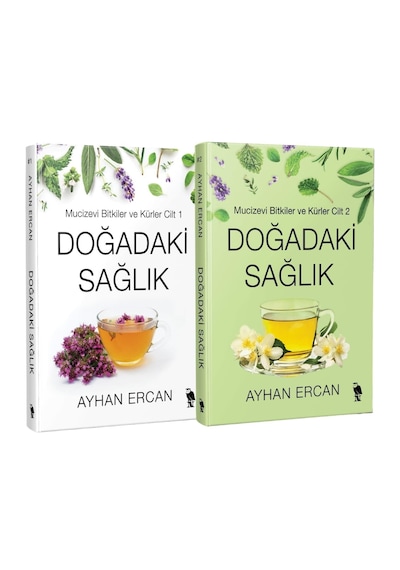 Ayhan Ercan Kitap Seti Doğadaki Sağlık - Mucizevi Bitkiler Ve Kürler Cilt 1 & 2
