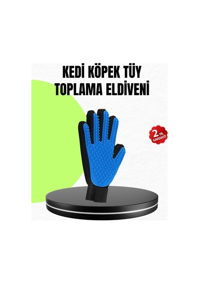 Mey İthalat Evcil Hayvan Bakım Eldiveni - Masaj Ve Tüy Toplama Özellikli Silikon Eldiven