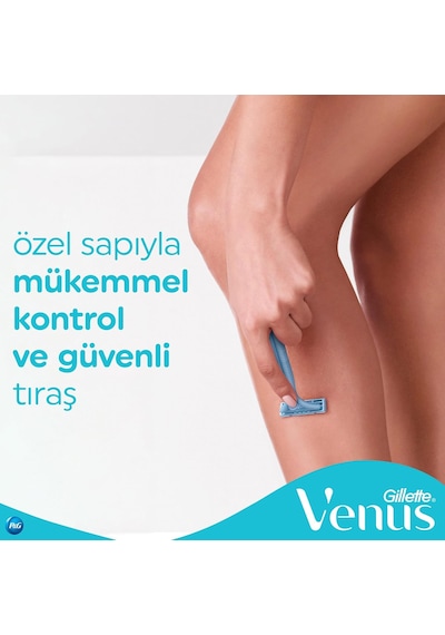 Gillette Simply Venus 2 Kullan At Kadın Tıraş Bıçağı 24lü 6pk 4
