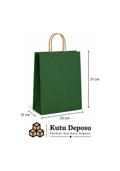 25x31x12 Cm Kraft Renk Poşet 25 Adet