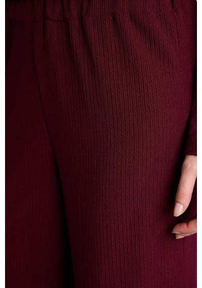 Defacto Straight Fit Bürümcük Pantolon E9890ax25aubr160 Bordo-br160