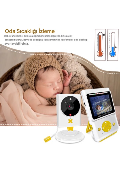 Bebek Dadı Güvenlik Kamerası İki Yönlü Konuşma Sıcaklık İzleme