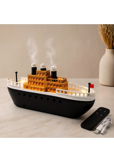 250ml Gemili Işıklı Aroma Diffuser Hava Nemlendirici Çok Renkli