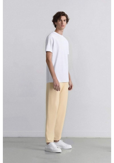 DeFacto Bol Rahat Kesim Wide Leg Yazlık Keten Pantolon C2727AX25SPBG760