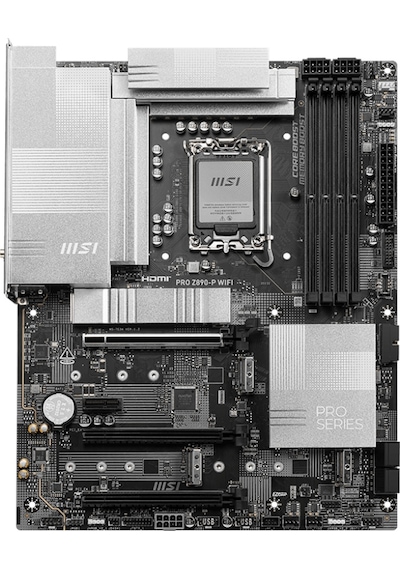 MSI Pro Z890-P WIFI Intel Z890 9200 MHz (OC) DDR5 Soket 1851 ATX Anakart