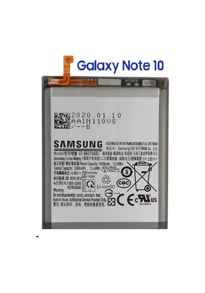 Samsung Galaxy Uyumlu Note 10 A Kalite Pil Batarya Sm-n970 A Kalite Batarya Sku129273