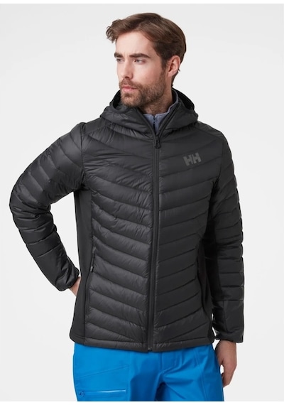 Helly Hansen Hooded Down Hybrid Insulator Erkek Kapişonlu Outdoor Mont Siyah Hha.63007hha.991 001