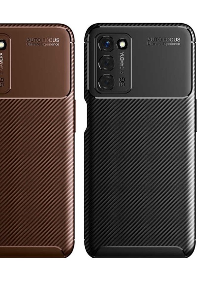 Oppo A55 5G Kılıf Karbon Silikon Case
