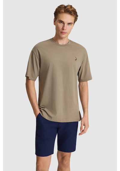 U.S. Polo Assn. U.s. Polo Assn. Erkek Haki Tişört Basic 50326993-vr027