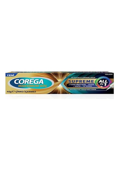 Corega Supreme Maksimum Güç Diş Protezi Yapıştırıcı Krem 40 Gr