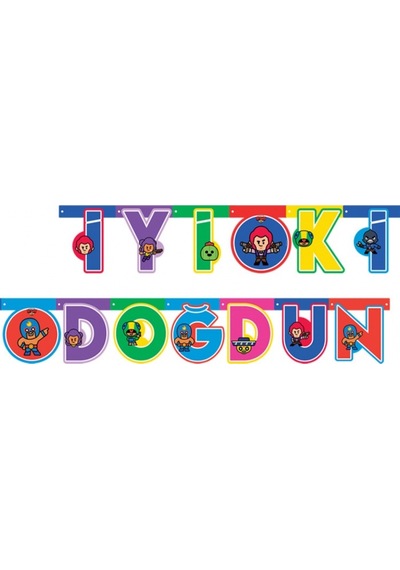 Brawl Stars İyi Ki Doğdun Banner Set