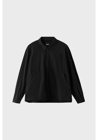Boss Logolu Regular Fit Klasik Yaka Fermuarlı Gömlek Erkek Gömlek 50565956 001 Siyah SİYAH Boss Logolu Regular Fit Klasik Yaka Fermuarlı Gömlek Erkek Gömlek 50565956 001 Siyah SİYAH