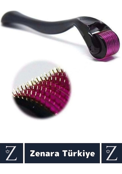 Premium 0.5 Mm 540 Titanyum İğneli Cilt Yenileyici Pürüzsüz Cilt Bakım Güzellik Aleti Derma Roller