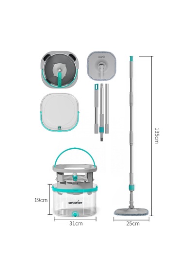 Smarter Aqua Max Özel Seri Temiz & Kirli Suyu Ayırma Çift Kova Üç