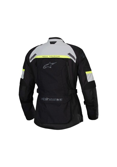 Alpinestars Stella Bogota Pro Drystar Korumalı Kadın Motosiklet Montu Siyah Gri Sarı