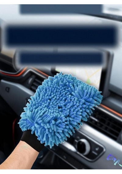 Zhltools Oto Yıkama Eldiveni Jant Torpido Mikrofiber Temizlik Eldiveni