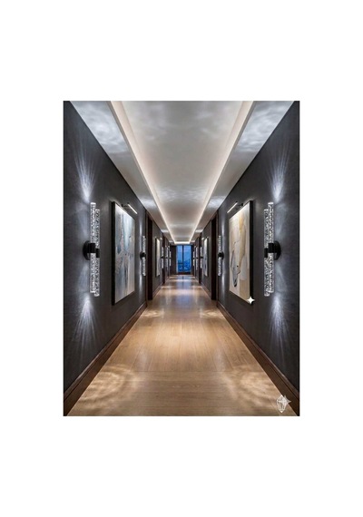 Bubbleflux Dubble Large 51 Cm Modern Tasarım Led Aplik - Duvar Lambası - Siyah - Elektrikli - Beyaz Led Siyah Elektrikli