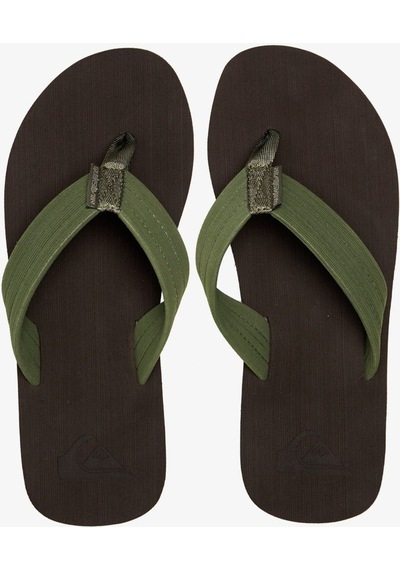 Quiksilver MOLOKAI LAYBACK TEXTURED Erkek Terlik  AQYL101266 Yeşil