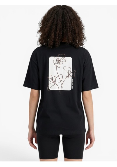 New Balance Nb Lıfestyle Women T-shırt Kadın Siyah T-shirt - Wnt3630