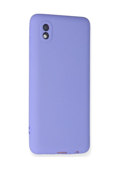Samsung Galaxy A01 Core Kılıf First Silikon - Lila 0.2M-Çok Renkli