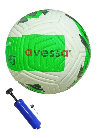Avessa Futbol Topu Bsf-018 No.5 Yeşil Ve El Pompası Yeşil