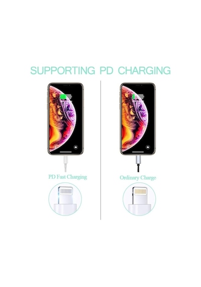 Lightning To Type-C Ultra Hızlı Şarj Ve Data 3.0 Kablo (533635740)