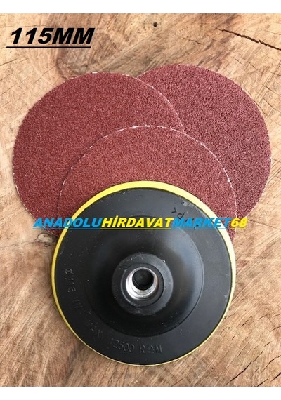 Emka 115Mm Cırt Zımpara Altı 115Mm Cırt Zımpara Ahşap Zımparası S