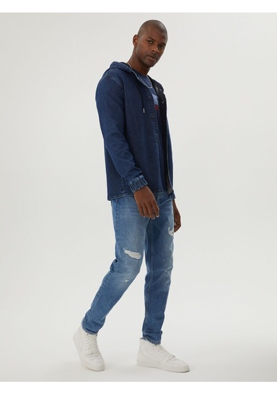 LOFT Regular Fit Erkek Gömlek U.kol Lf2029479 Q1.v1 Denim LOFT Regular Fit Erkek Gömlek U.kol Lf2029479 Q1.v1 Denim