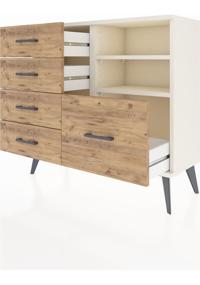 Arges Şifonyer 2 Raflı 5 Çekmeceli 88x30x80 Aytaşı-aytaşı/çam Aytaşı/çam Arges Şifonyer 2 Raflı 5 Çekmeceli 88x30x80 Aytaşı-aytaşı/çam Aytaşı/çam