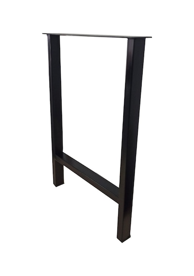 Bin1Fırsatt Metal Ayak Ofis Bahçe İş Yeri Masif Ahşap Kütük Masa Ayağı 76 Cm