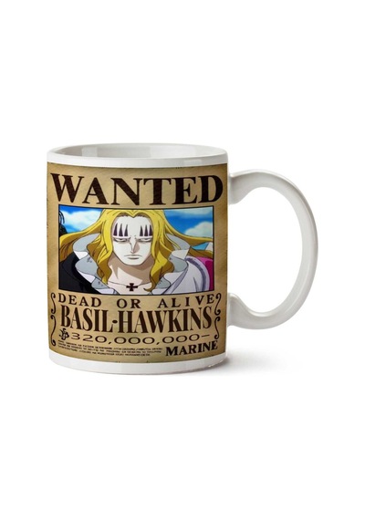 Wanted Basil Hawkins Anime Aranıyor İki Tarafı Baskılı Kupa Bardak Çok Renkli
