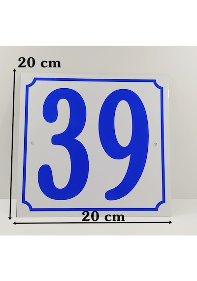 Kapı Numarası 20X20 Cm, Bina, Apartman, Işyeri Numarası (487559892)