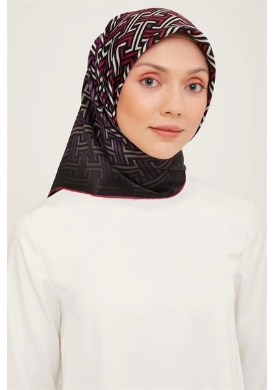 Armine Sura İpek Eşarp 23ka9011 53 Bordo