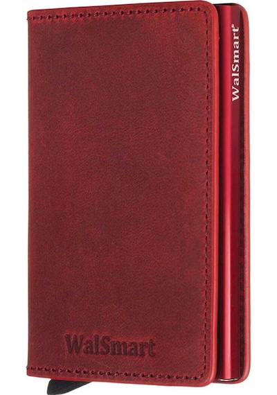 Walsmart Slim Crazy Akıllı Mekanizmalı Cüzdan Hakiki Deri