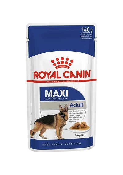 Royal Canin Maxi Adult 140 Gr Büyük Irk Yetişkin Köpek Yaş Maması Pouch Soslu