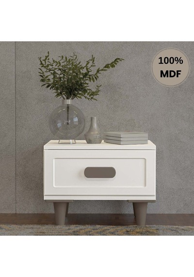 Manolya Mdf Ayaklı Tasarım Komodin Aytaşı