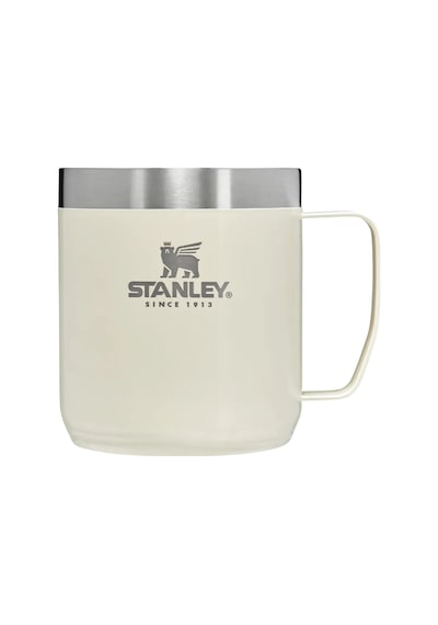 The Legendary Camp Mug Kapaklı Termos Bardak 0.35l 12oz - Cream Gloss Çok Renkli