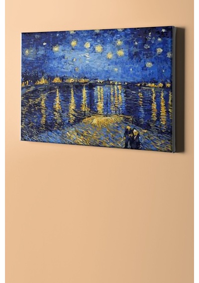 Webstyle Sayılarla Boyama Seti Kasnaklı Yıldızlı Geceler 50 X 65 Cm