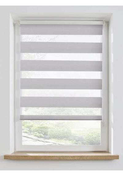 Kidmex Beyaz Bambu Zebra Stor Güneşlik Perde